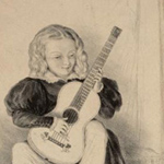 Le guitariste Regondi, enfant