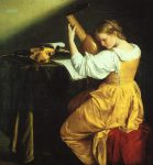 Orazio Gentileschi, (1563-1639) - la luthiste, 1626